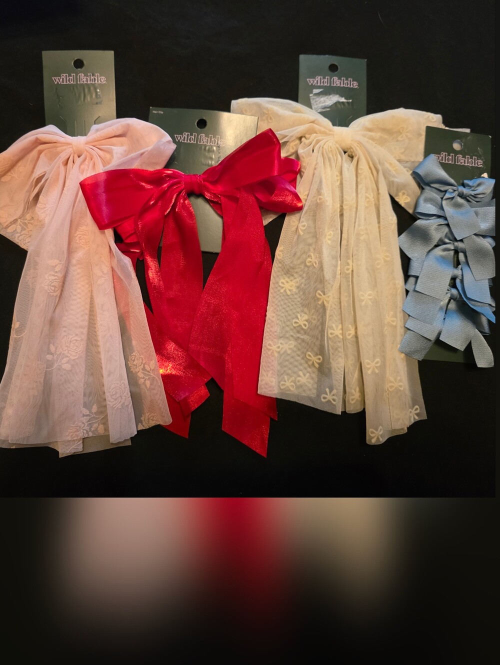 Wild Fable Hair Clip Bow Bundle.